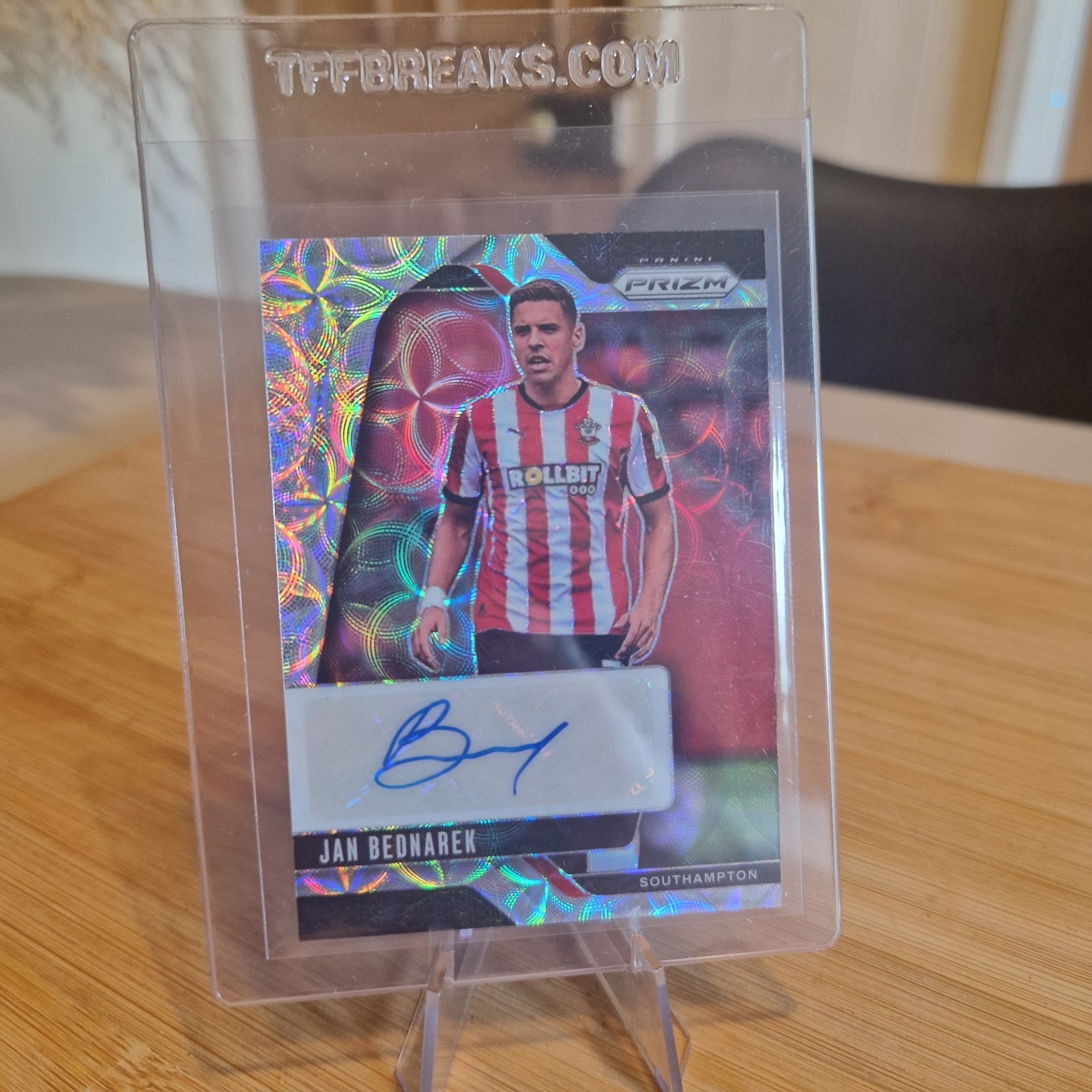 Jan Bednarek Southampton Prizm Choice Auto 2024-25 for sale on Ebay
