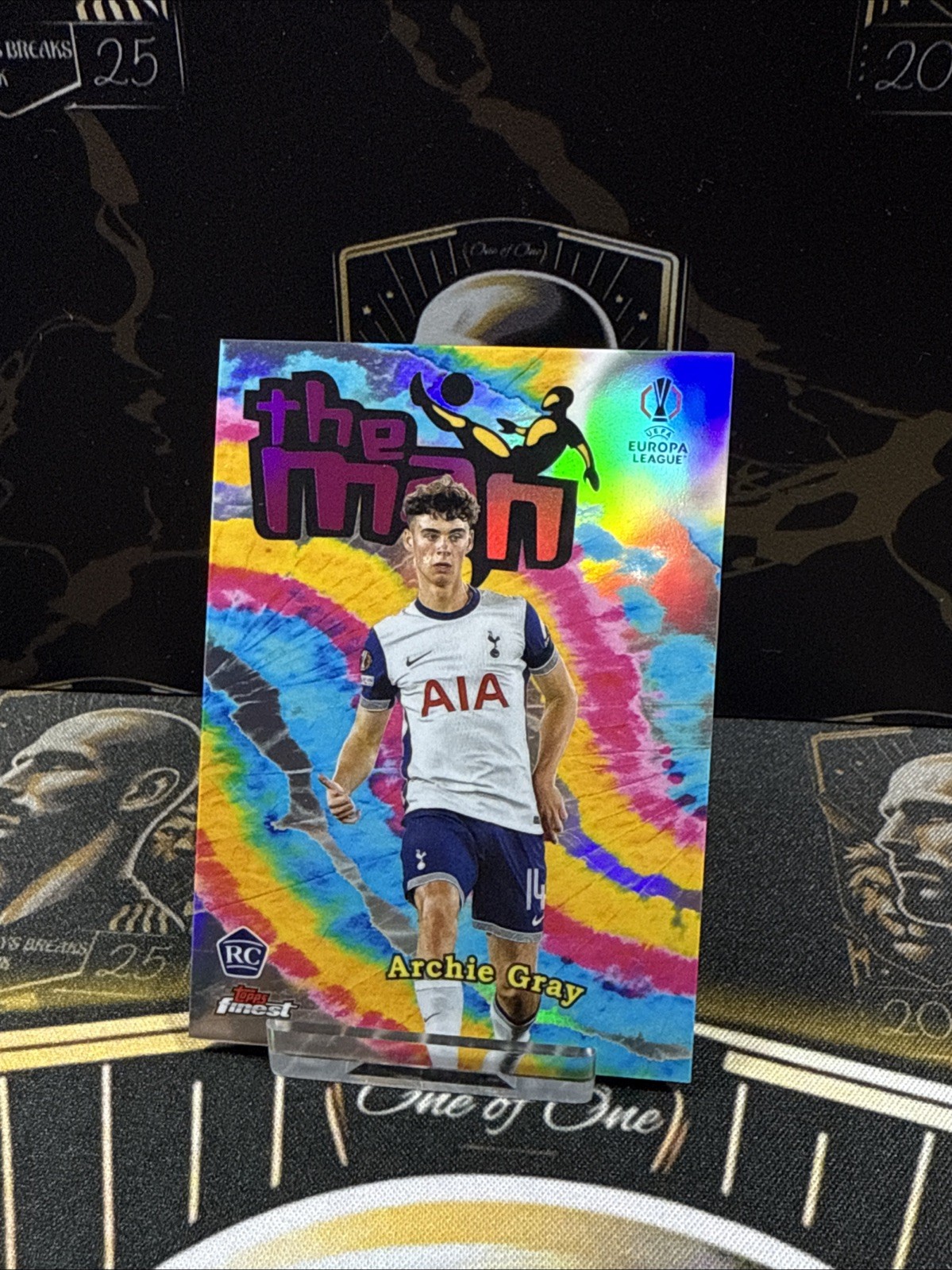 24/25 Topps Finest Archie Gray The Man Rookie Case Hit Tottenham for sale on Ebay