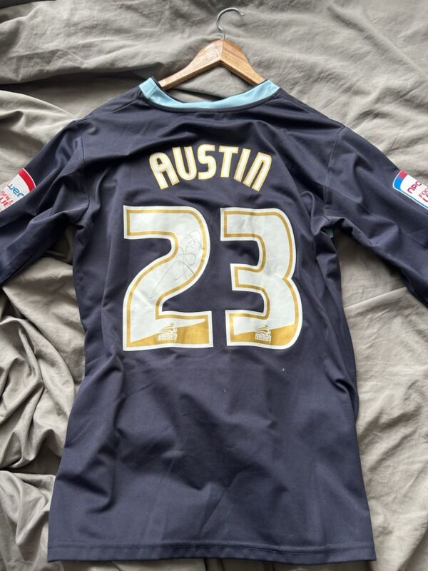 CHARLIE AUSTIN MATCH WORN AND SIGNED FOOTBALL SHIRT  for sale on Ebay
