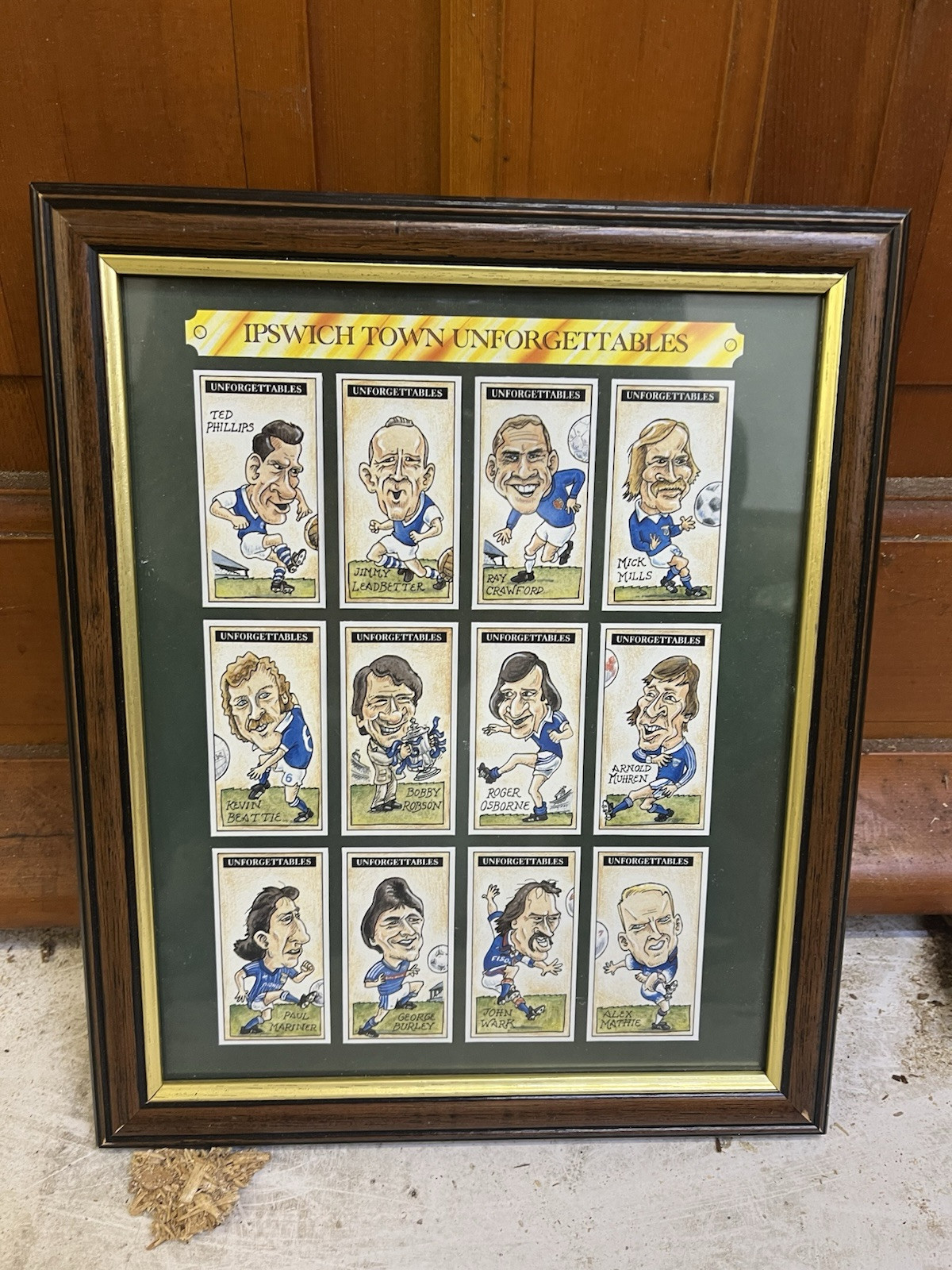 Ipswich Town FC ‘unforgettables’ Framed Picture  for sale on Ebay