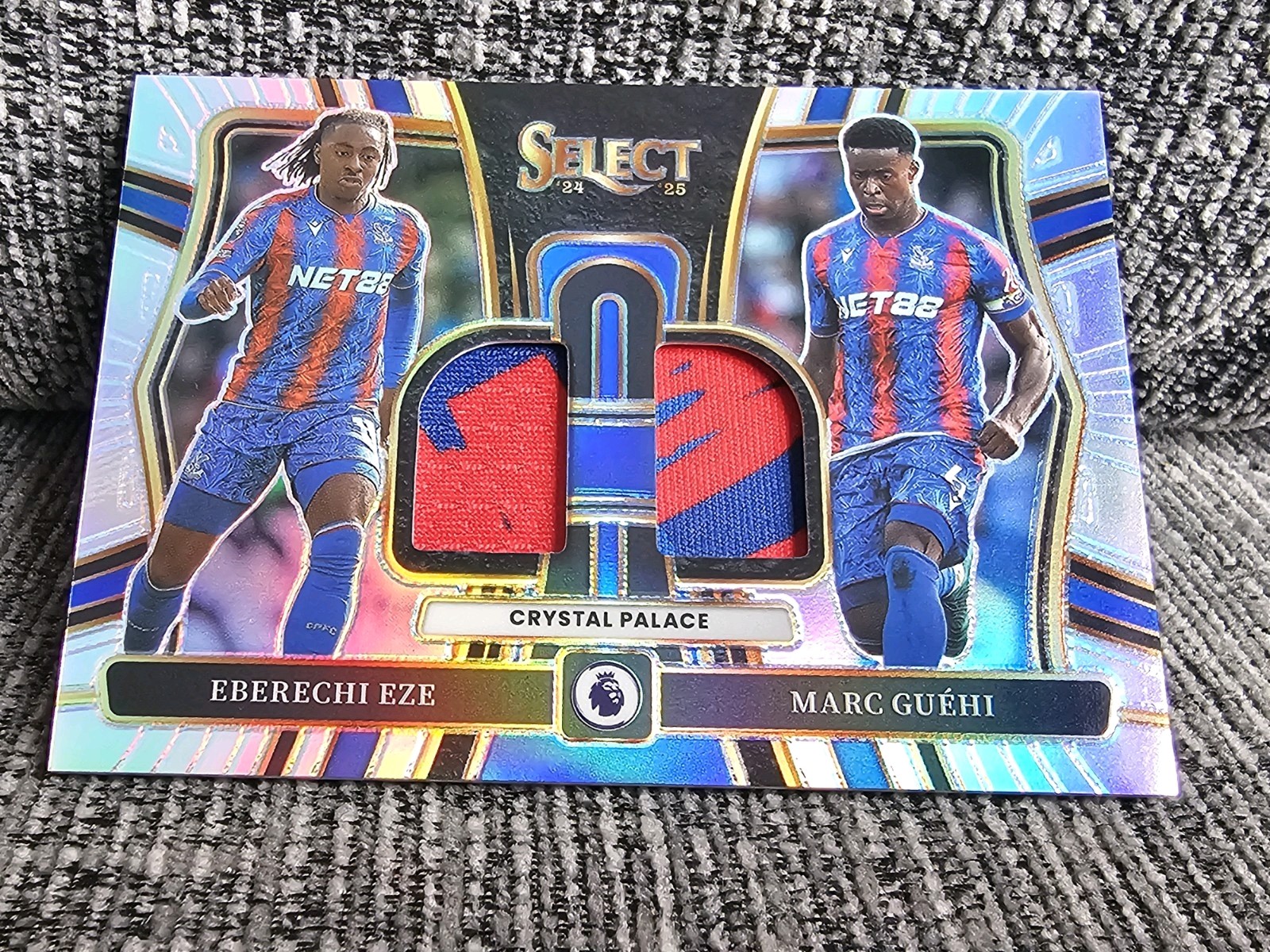 2024/25 Panini Select EPL Marc Guehi Eberechi Eze Dual Patch Crystal Palace for sale on Ebay