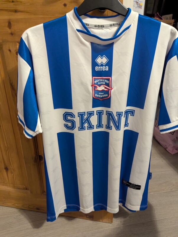 Brighton and Hove albion shirt. Skint Retro BHAFC home mens size medium  for sale on Ebay