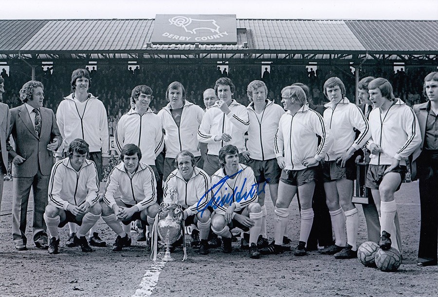 *LOW START* SIGNED 12x8 Photo DERBY COUNTY 1975 KEVIN HECTOR for sale on Ebay