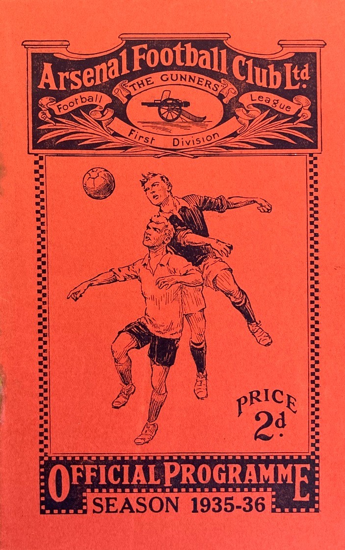 Arsenal v Middlesbrough Div 1 1935/36 for sale on Ebay