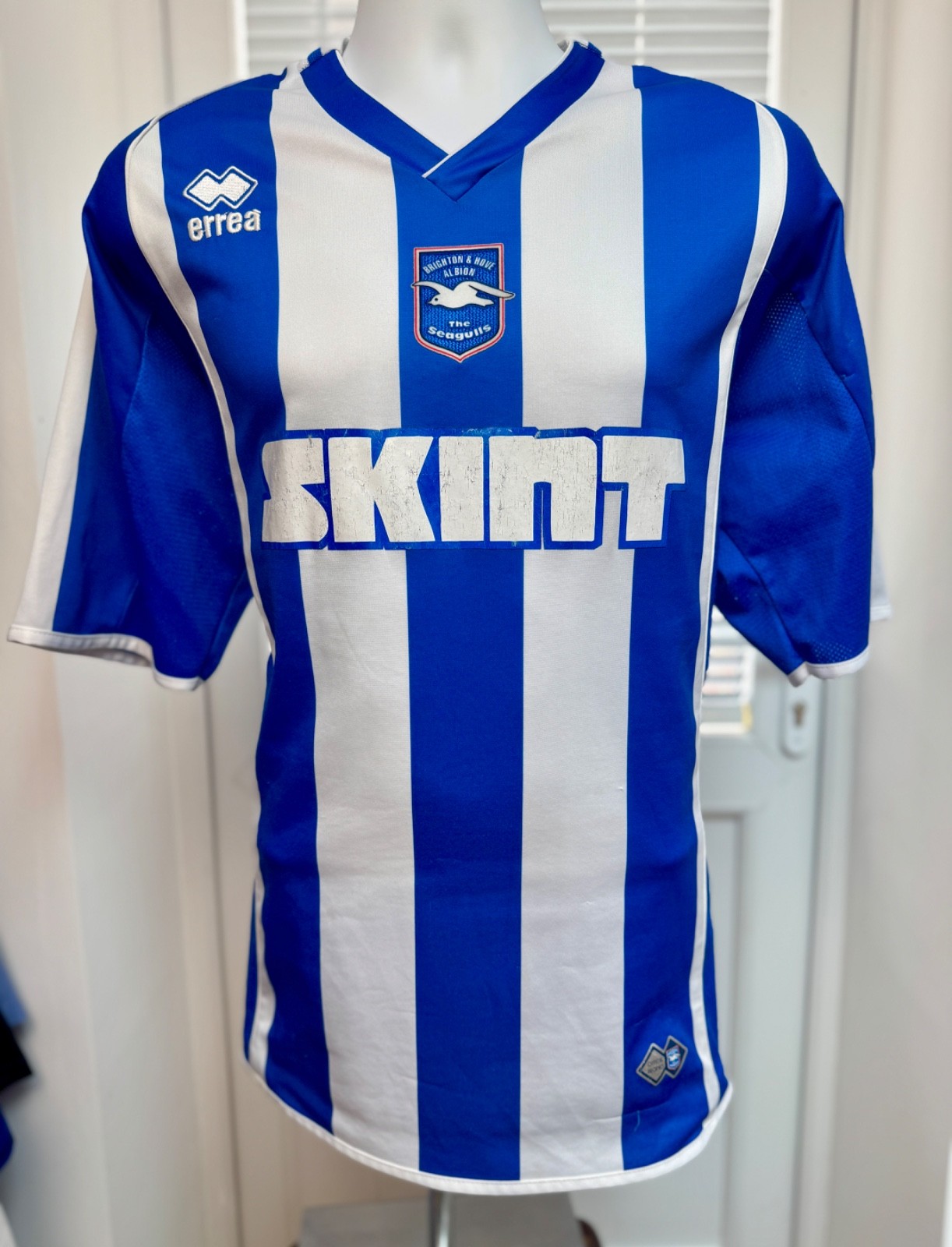 Brighton & Hove Albion Football Shirt 2006 vintage Errea Top Soccer Jersey for sale on Ebay