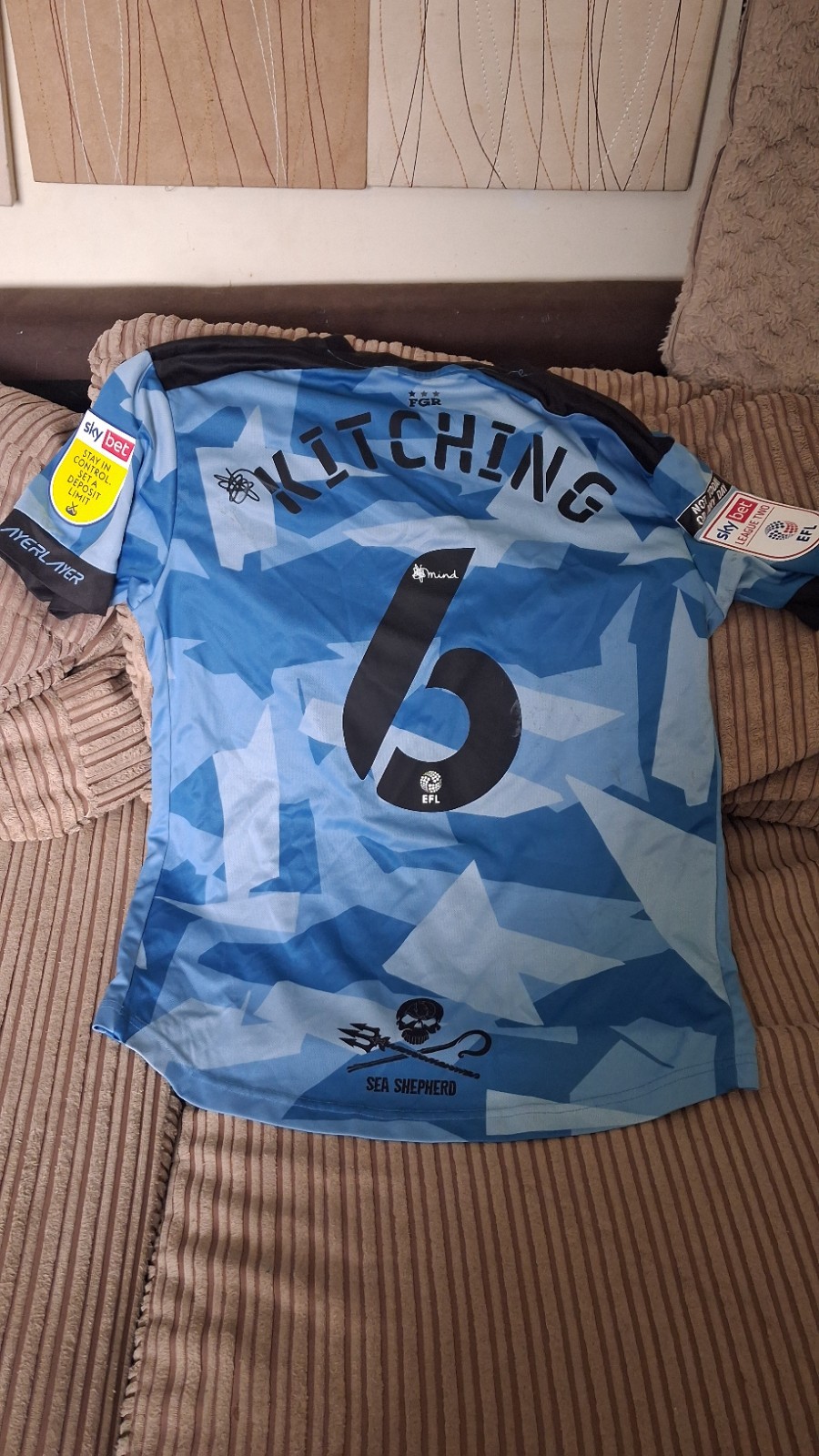 **Forest Green Rovers Match Worn Football Shirt 20/21 Third Kit Size Medium  for sale on Ebay