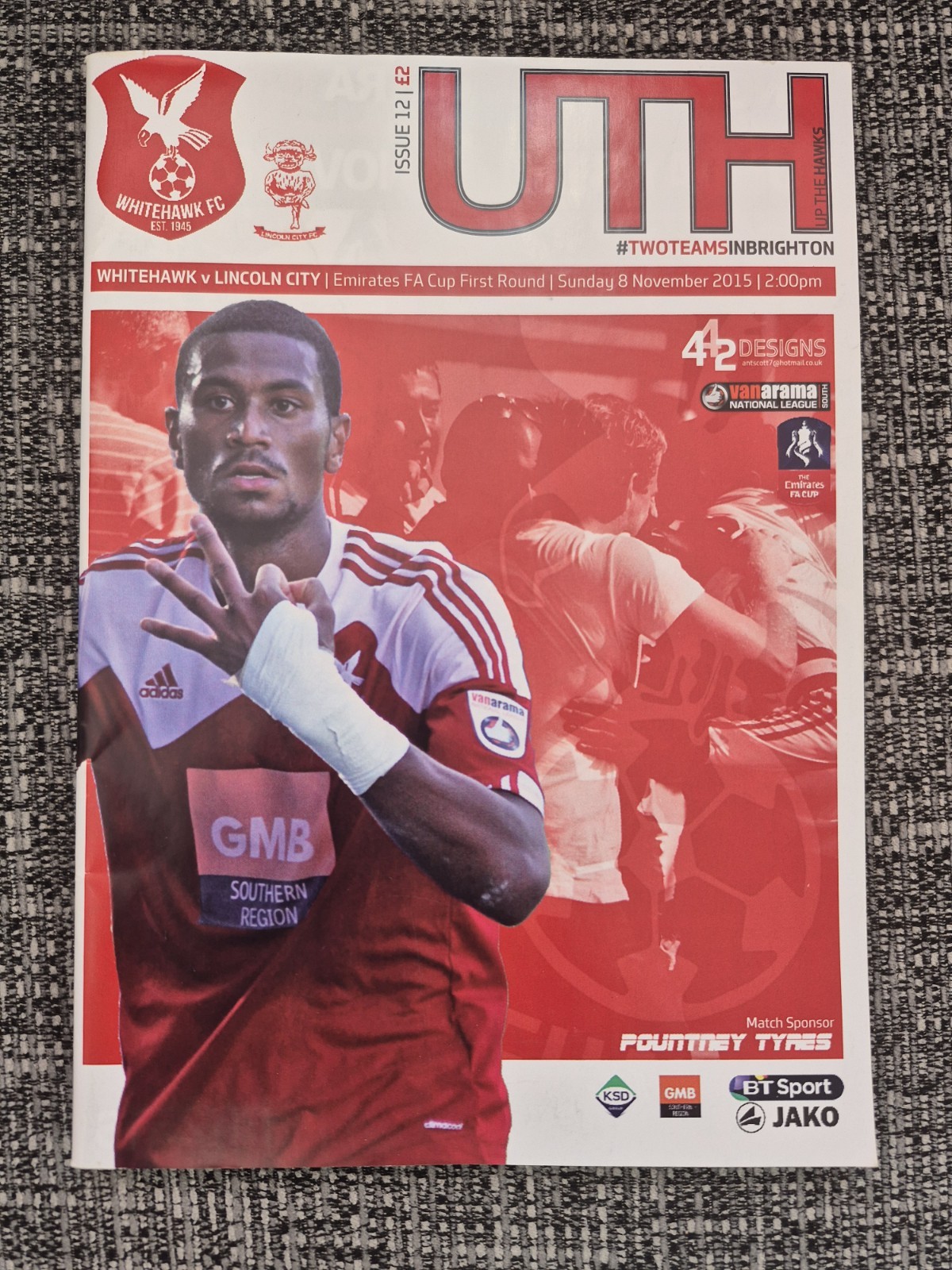 RARE whitehawk V Lincoln City Fa Cup Football Programme 2015/16 for sale on Ebay