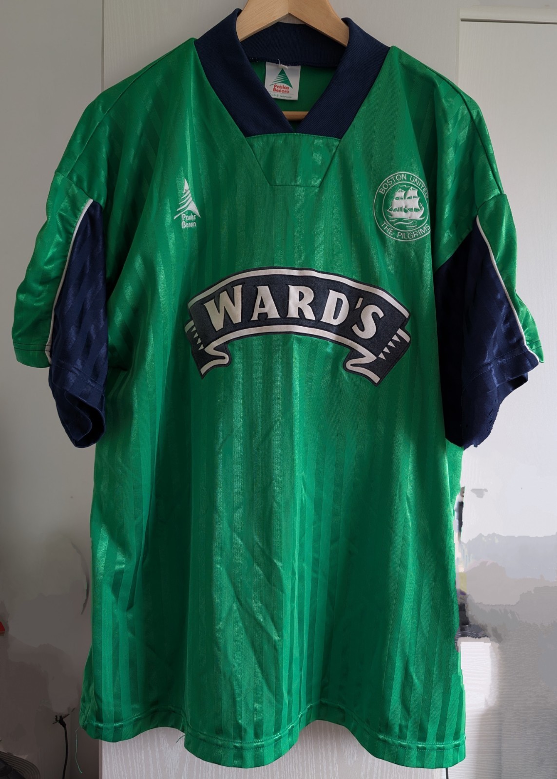 Boston United 1998-99 - Match Worn Away Shirt Size XL - Number 11 for sale on Ebay