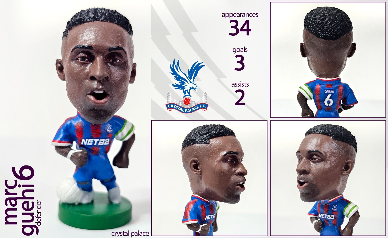 non-corinthian MARC GUEHI CRYSTAL PALACE 24-25 HOME REMODEL REPAINT!! for sale on Ebay