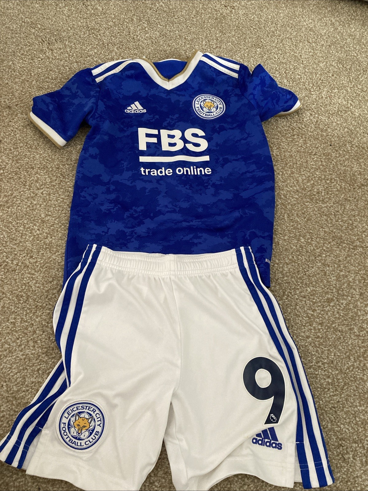 Leicester City Vardy Kit 9-10 Years for sale on Ebay