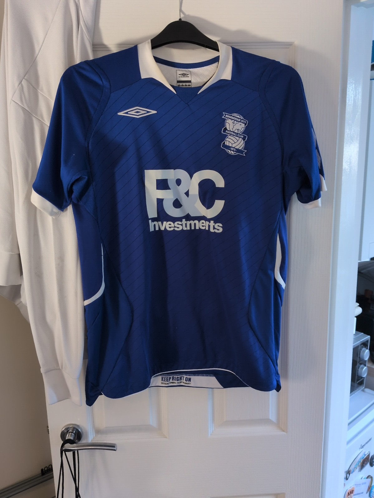 Birmingham City- Home Shirt- 2008-09- Umbro- Men's Medium for sale on Ebay