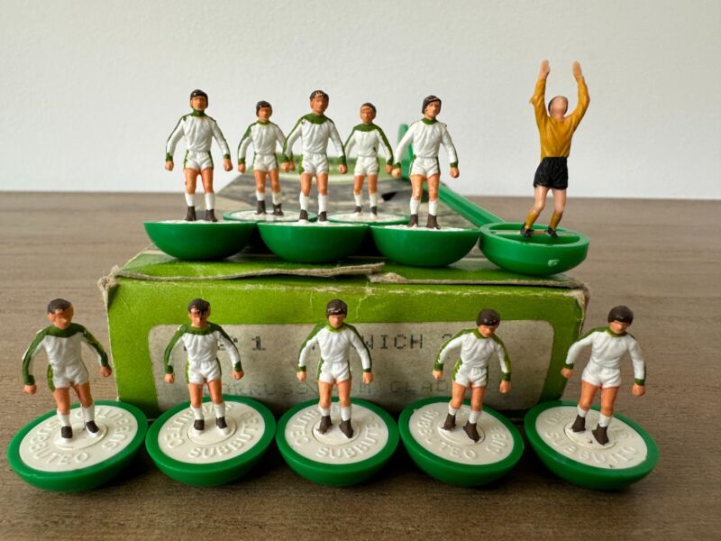 Subbuteo Lightweight (LW) Team - Norwich 2nd Kit - Ref: 221 - HP Version for sale on Ebay