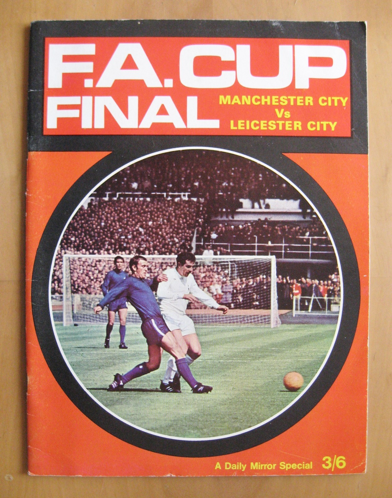 1969 FA Cup Final LEICESTER CITY MANCHESTER CITY Daily Mirror Souvenir Brochure for sale on Ebay
