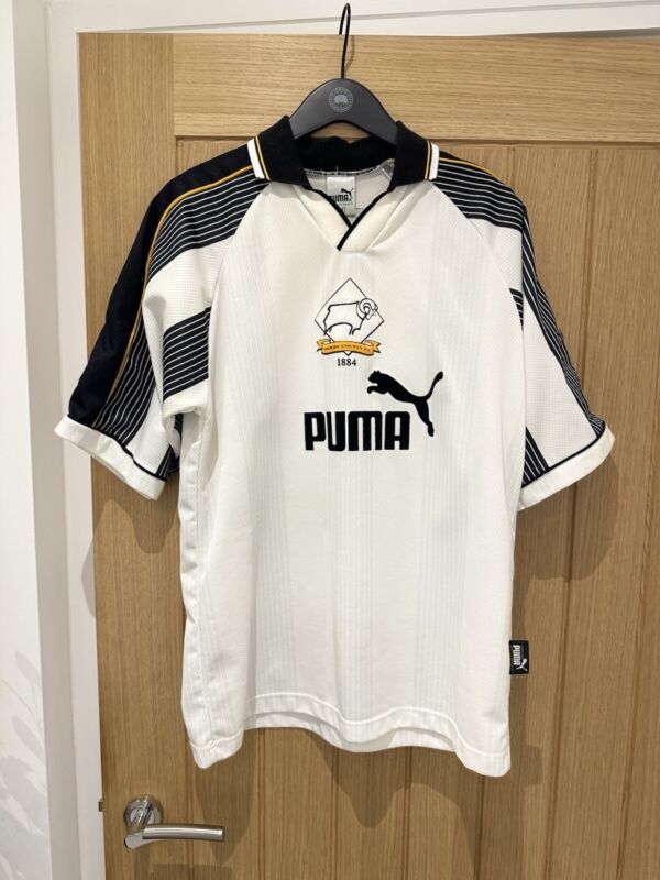 Derby County puma 1995-1997 Home Shirt for sale on Ebay
