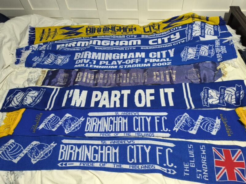 Vintage/Retro Birmingham City FC Scarf Collection for sale on Ebay