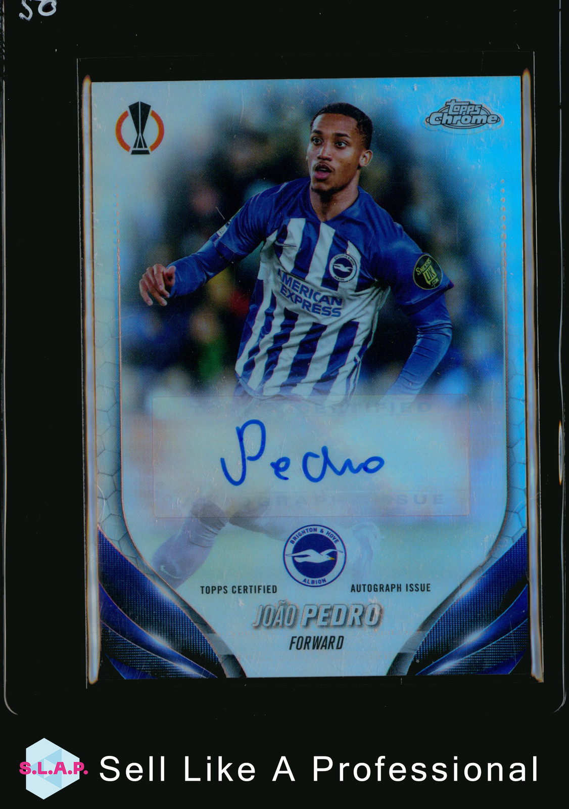 JOÃO PEDRO TOPPS CA-JP 2024 CHROME UEL BRIGHTON & HOVE ENGLISH AUTOGRAPH for sale on Ebay