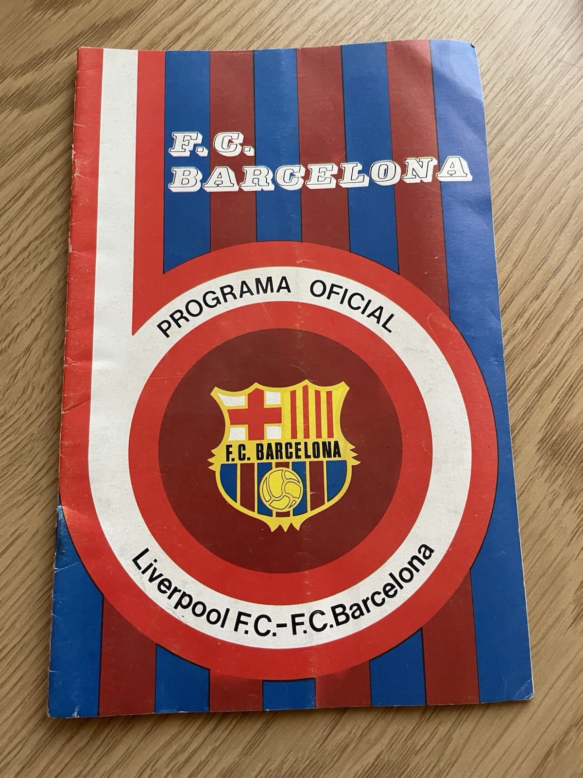 Official Programme Barcelona v Liverpool 1976 UEFA Cup Semi Final for sale on Ebay
