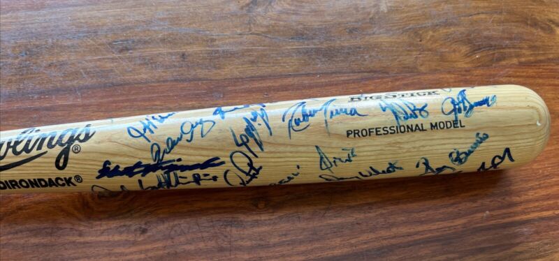 Early 1990s Texas Rangers Team Signed Baseball Bat Nolan Ryan? for sale on Ebay