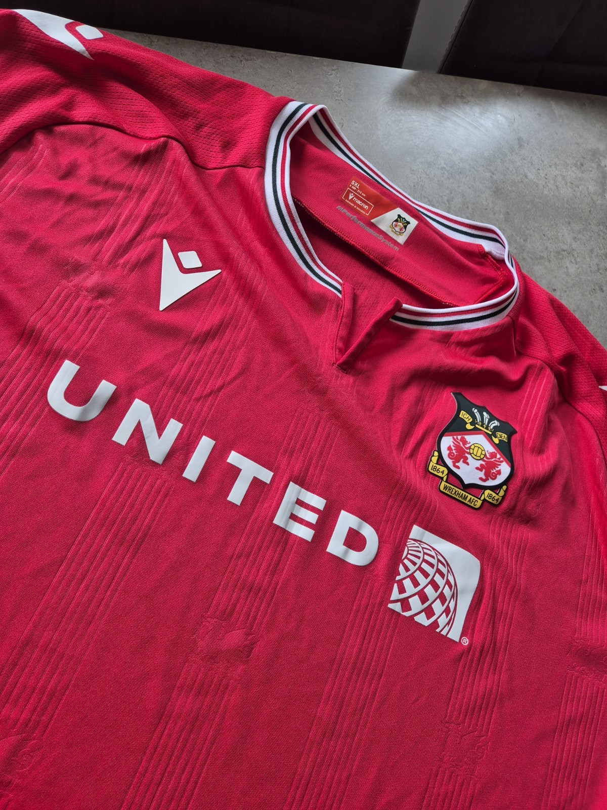 Wrexham Football Shirt 5xl for sale on Ebay