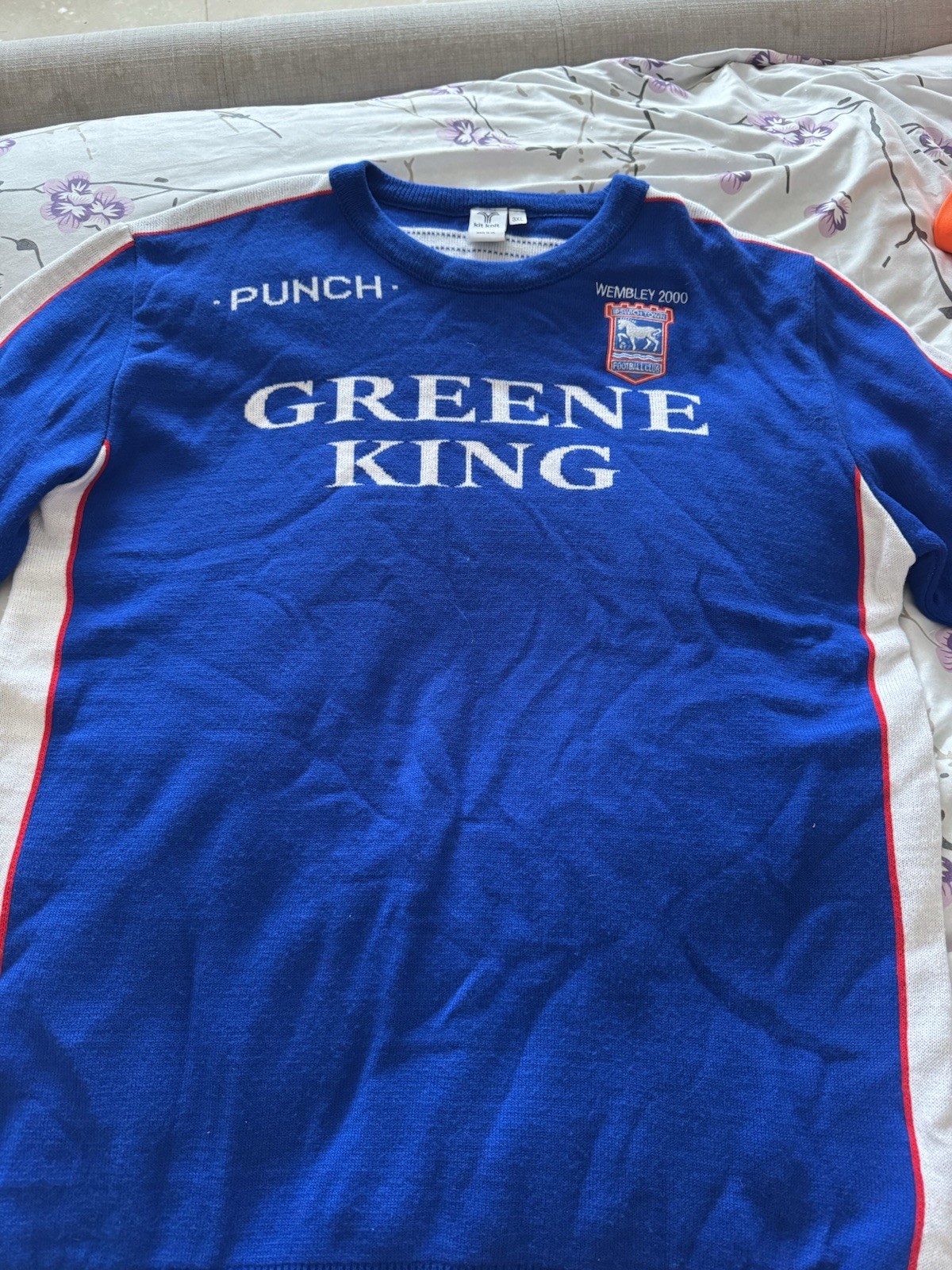 Ipswich Town Jumper 2000 Wembley 3XL  for sale on Ebay
