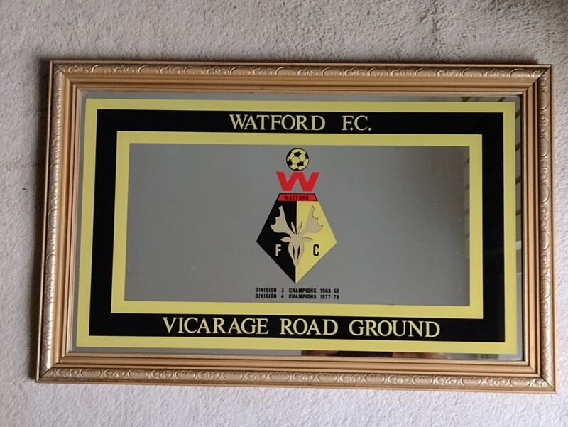 Watford FC Mirror - Graham Taylor Era - Late 70's or Early 80's for sale on Ebay