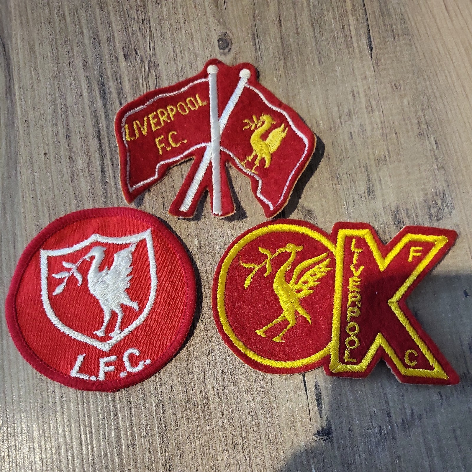 Vintage Liverpool FC Cloth Sew On Badges  Patch 1970's 80's for sale on Ebay