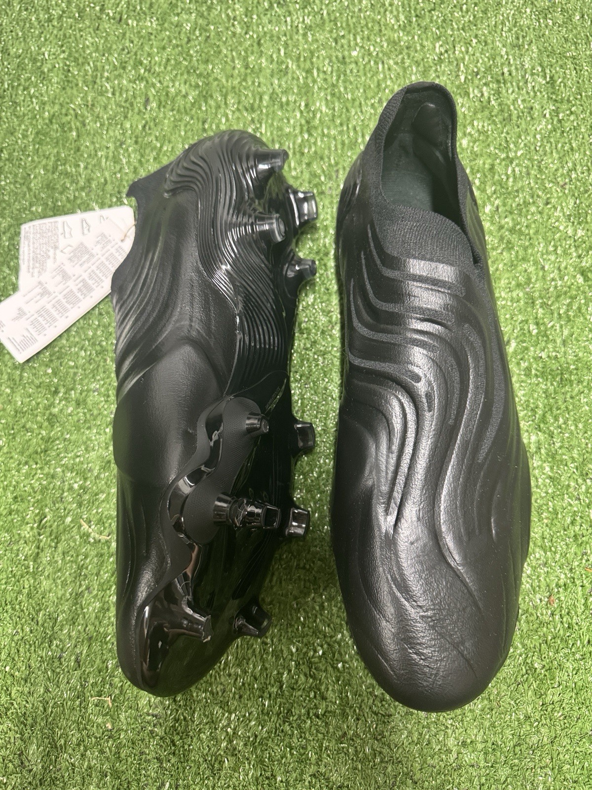 NEW Adidas Copa Sense+ FG Football Boots – UK 11 / US 11.5 – Blackout – Laceless for sale on Ebay