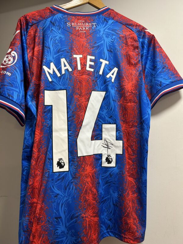Jean-Philippe Mateta Signed Crystal Palace Shirt With COA for sale on Ebay