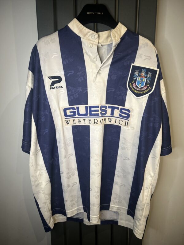 West Bromwich Albion 1996-97 Patrick Home shirt, Uk Size Large for sale on Ebay