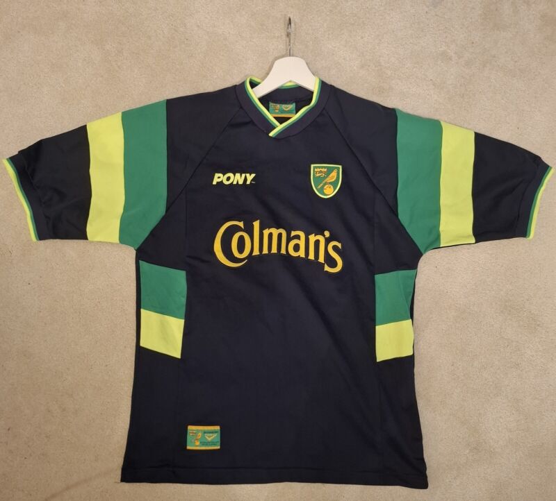 Norwich City 98/99 pony away/3rd shirt for sale on Ebay