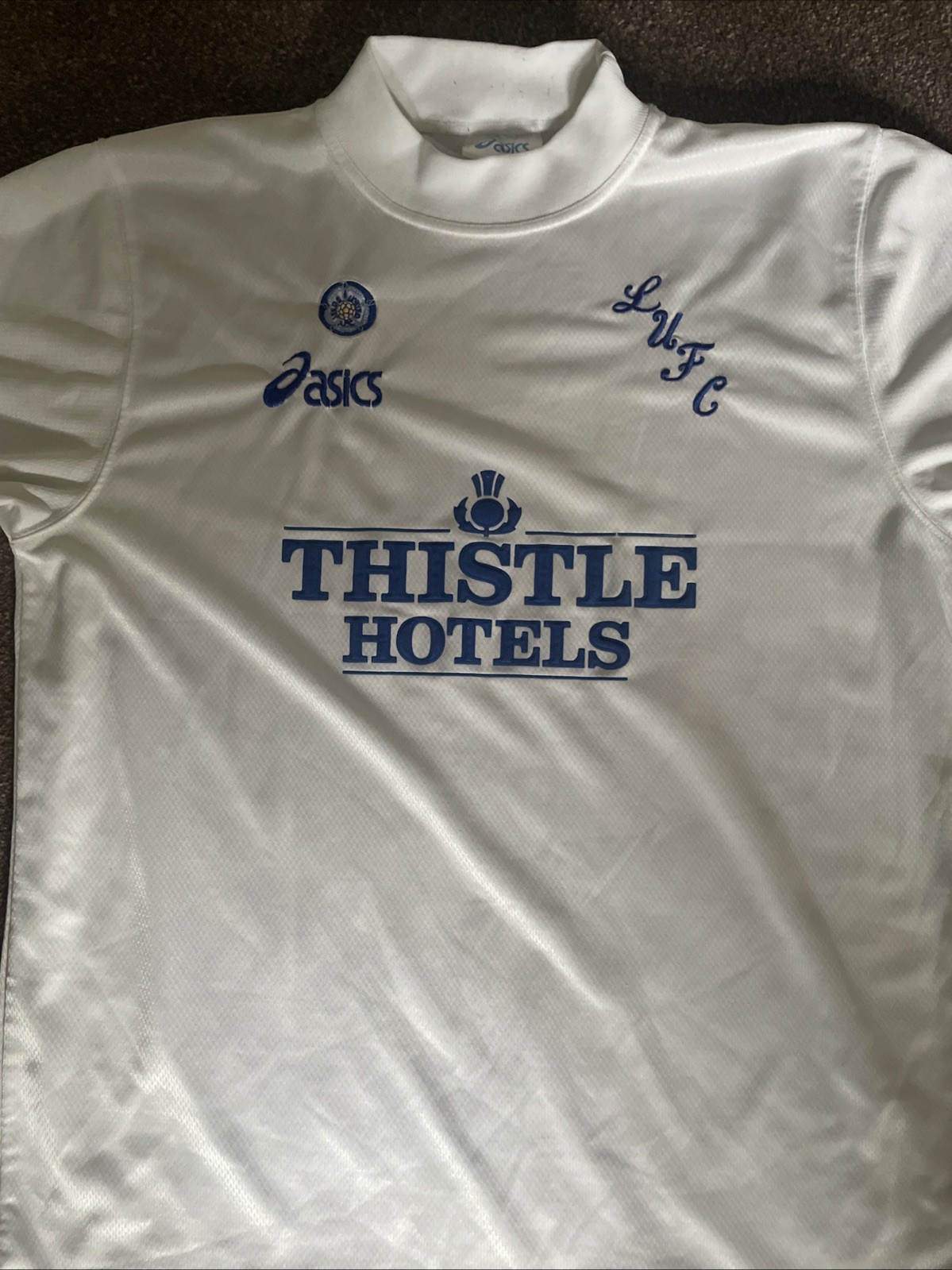 Leeds United 1995 /1996 Home Football Shirt Asics Thistle Hotels Size XL  for sale on Ebay