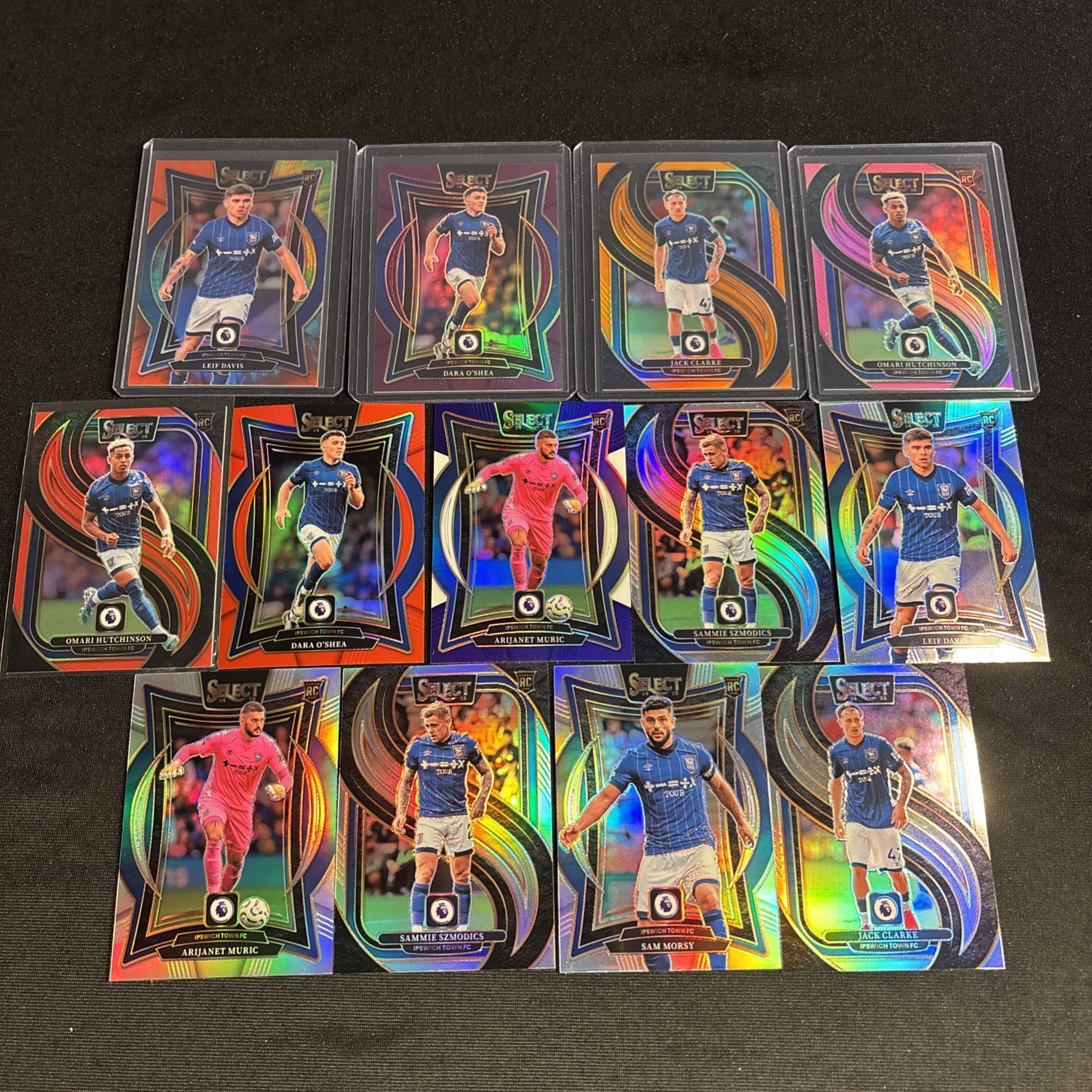Panini Select Premier League 2024/25 Ipswich Inserts & SP Bundle for sale on Ebay