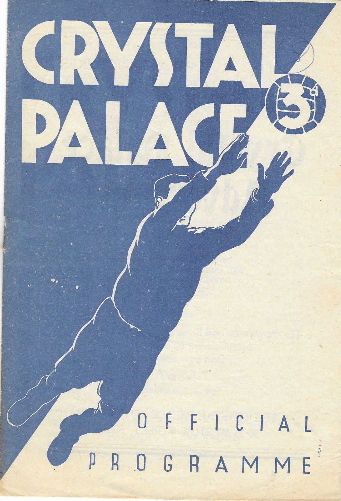 Crystal Palace v Ipswich Town - Third Division South - 52/53 - April 1953 for sale on Ebay