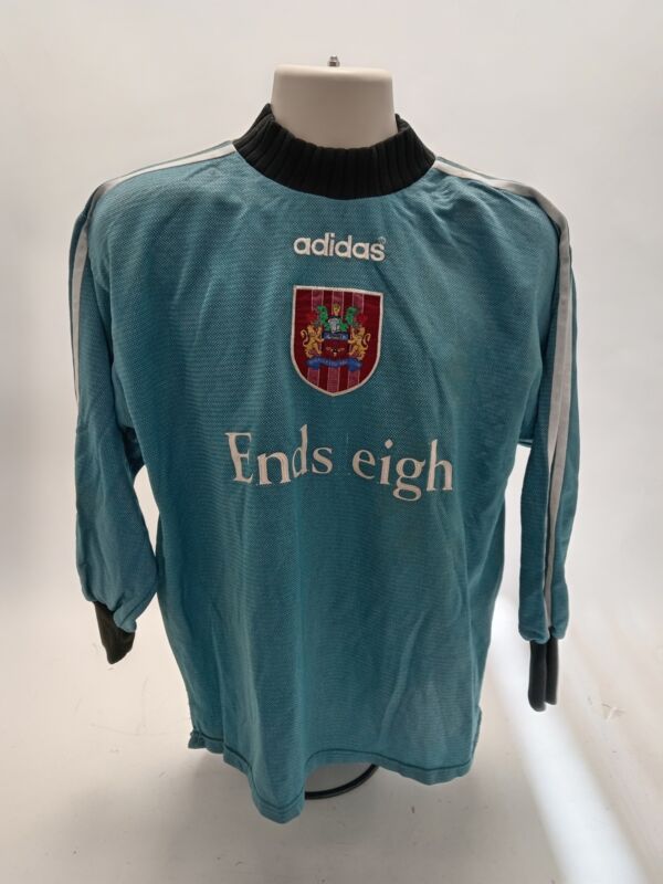 Vintage Burnley FC Adidas Goalkeeper Shirt 90s Rare Endsleigh for sale on Ebay