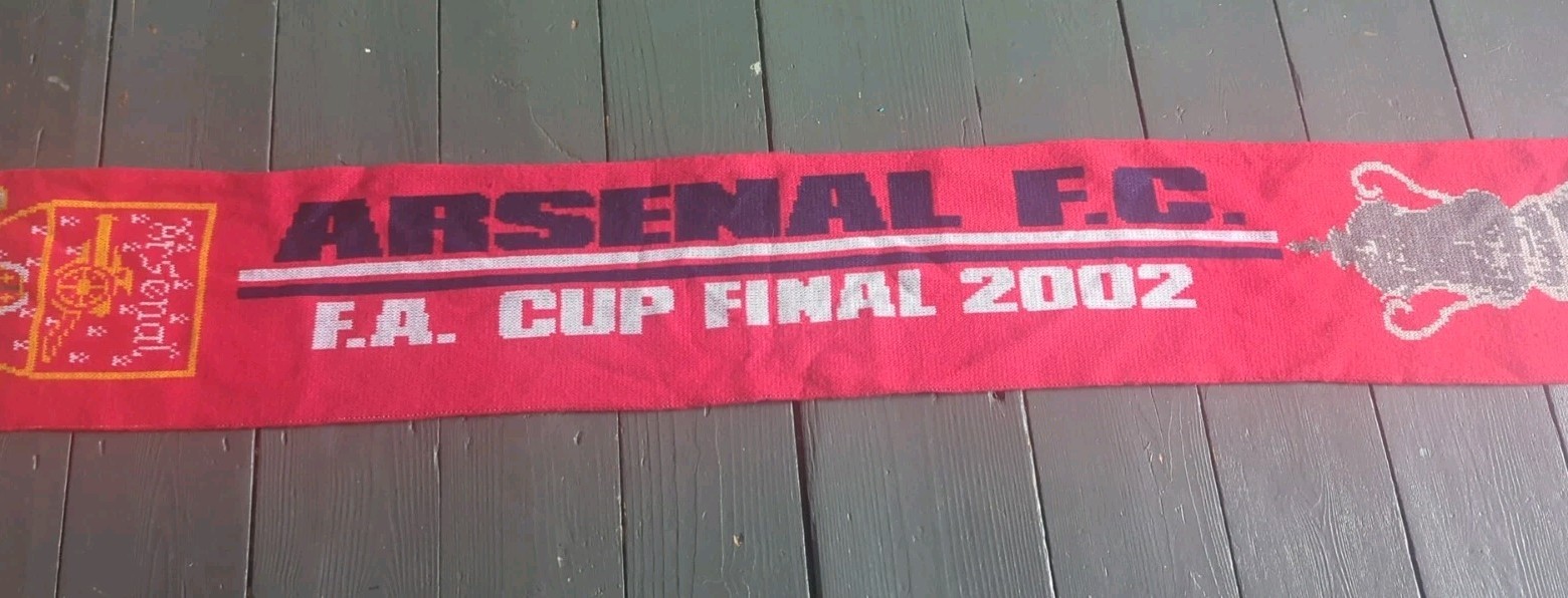Arsenal FC - FA Cup Final 2002 - Scarf for sale on Ebay