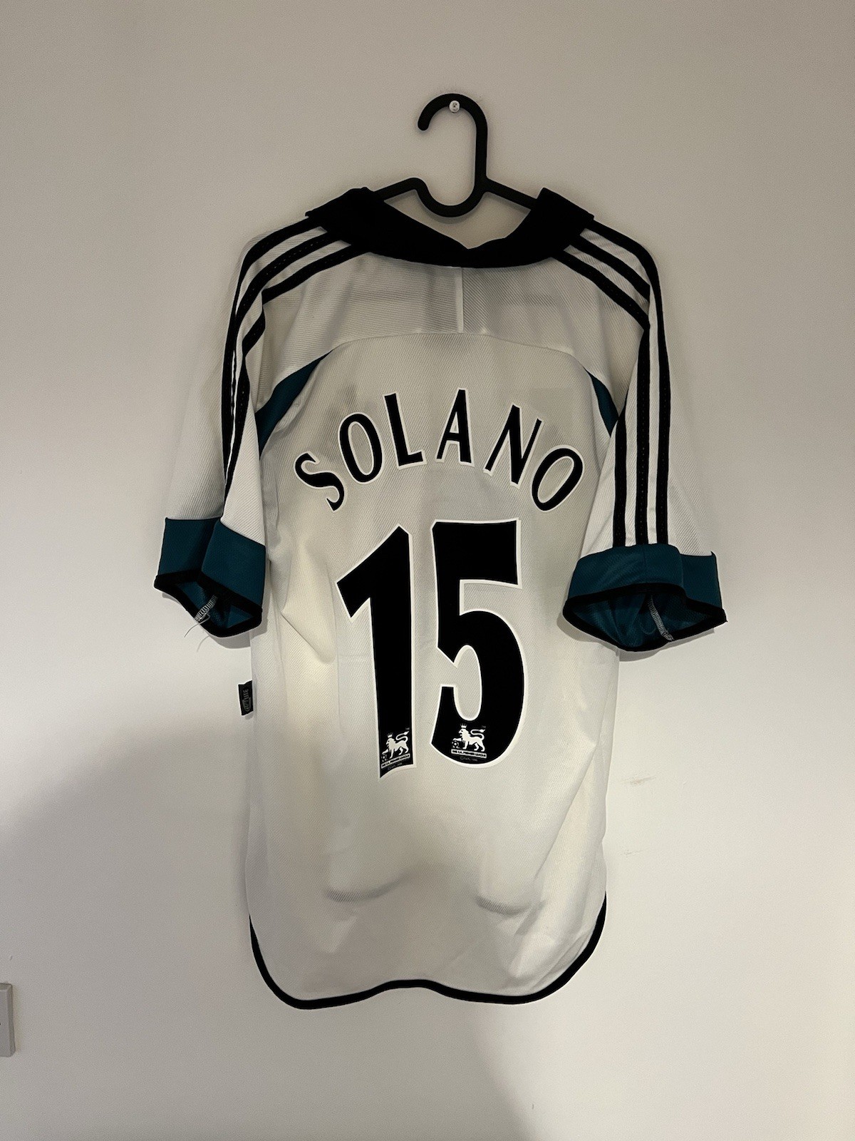 Newcastle 1998/1999 Away Football Shirt, SOLANO 15, Medium for sale on Ebay