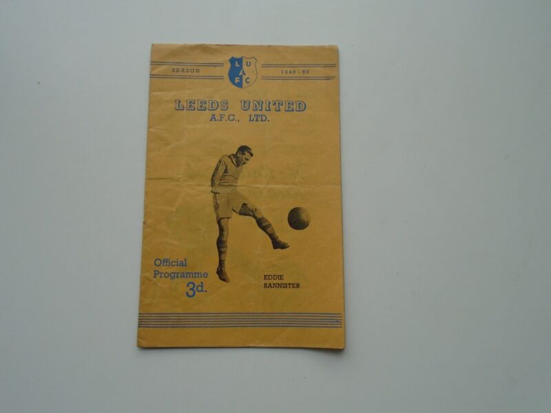 LEEDS UNITED V PLYMOUTH ARGYLE  1949-50 for sale on Ebay