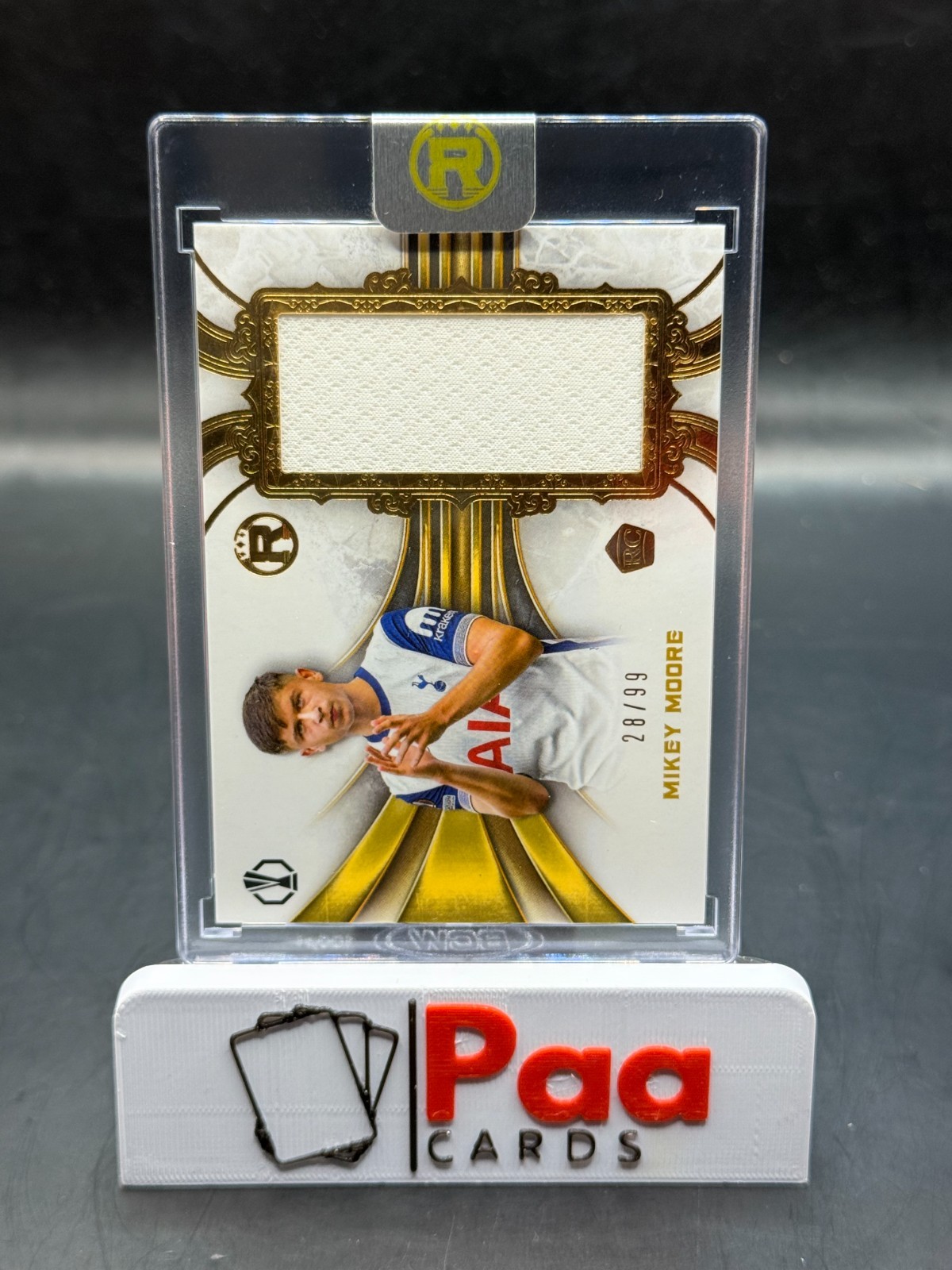 Topps - Reverence - Patch - Tottenham Hotspur - Mikey Moore /99 - Rookie for sale on Ebay