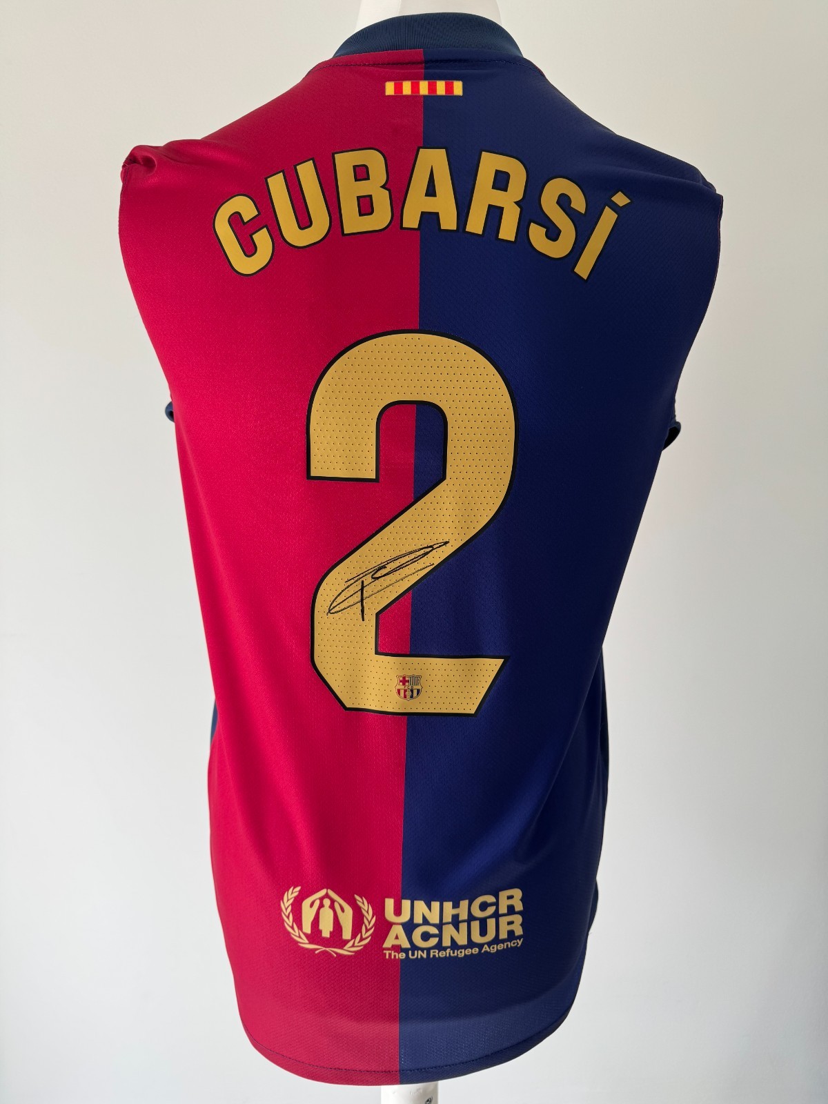 Signed PAU CUBARSI Shirt - FC Barcelona -PROOF/COA- Spain for sale on Ebay