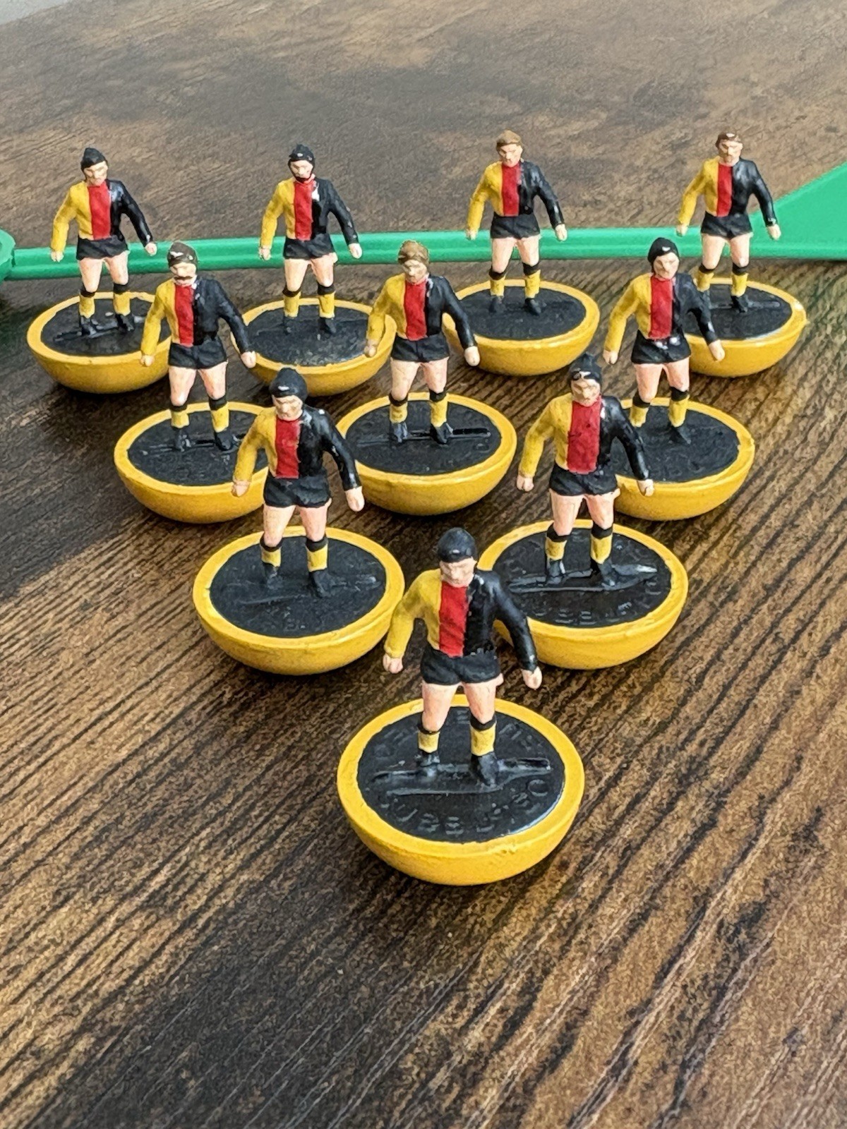 Vintage Subbuteo Ref 49 Heavyweight Team HW Wolves Repainted To Belgium for sale on Ebay