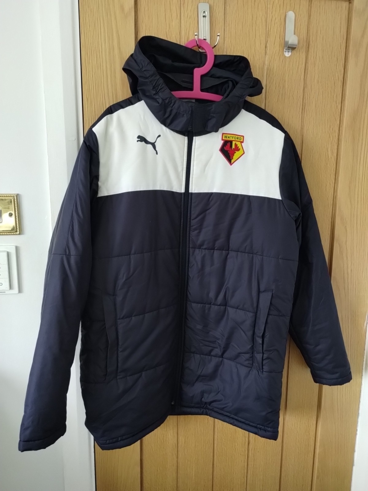 Watford FC Puma Padded Jacket M for sale on Ebay