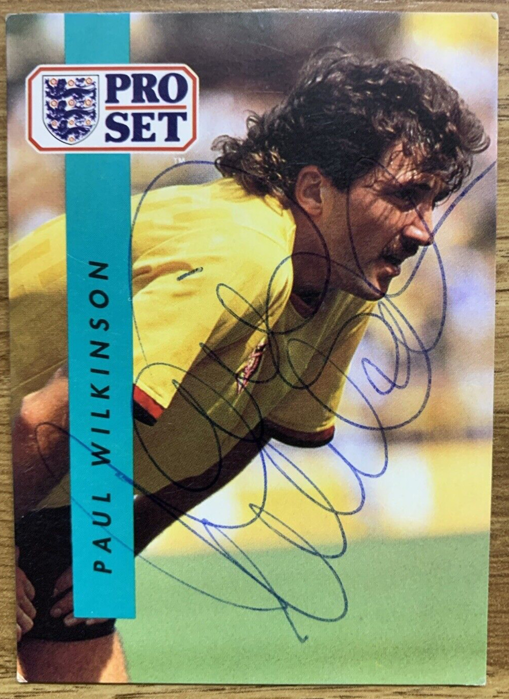 SIGNED PRO SET FOOTBALL CARD 1990/91 - PAUL WILKINSON - WATFORD for sale on Ebay