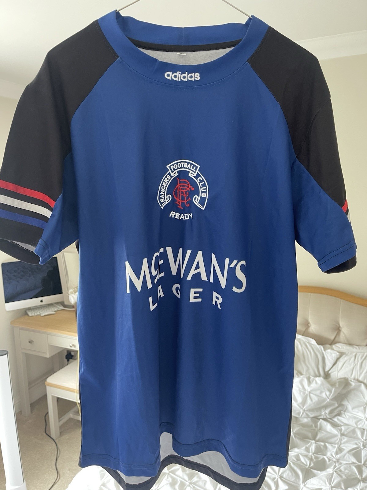 Rangers Retro Training Jersey for sale on Ebay