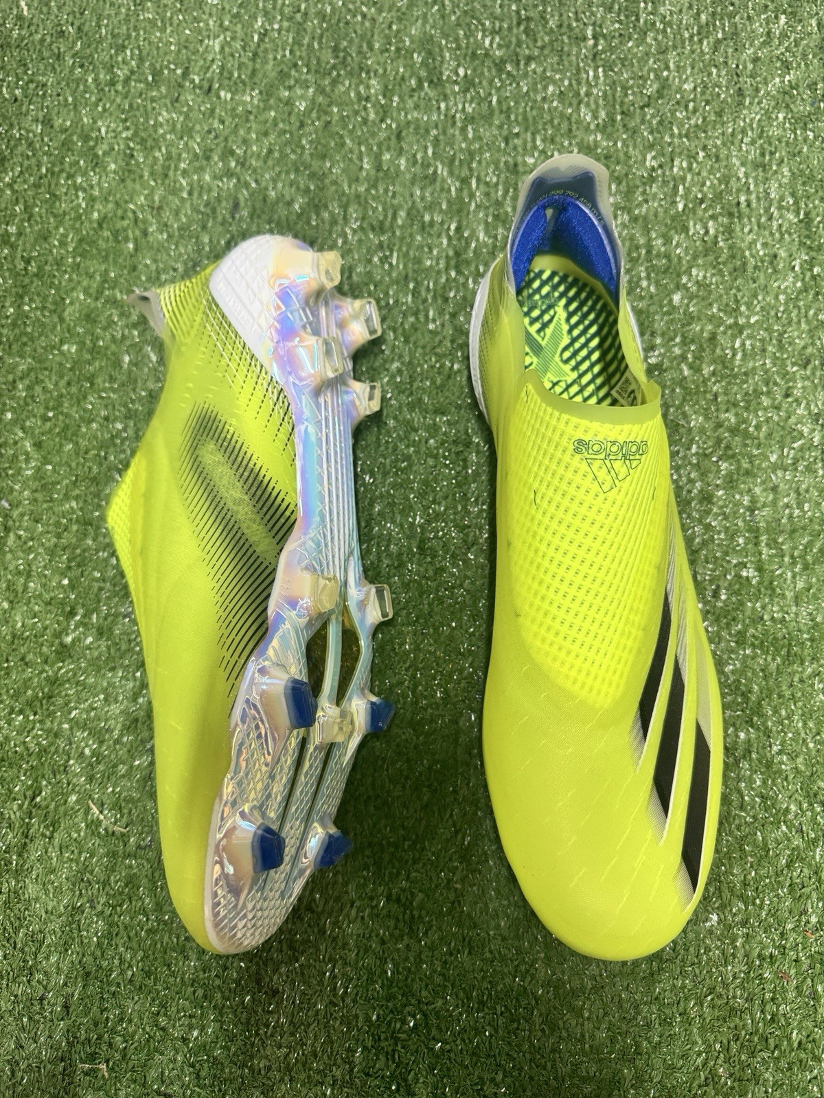 NEW Adidas Ghosted + FG Football Boots UK 9 US 9.5 Firm Ground Laceless for sale on Ebay