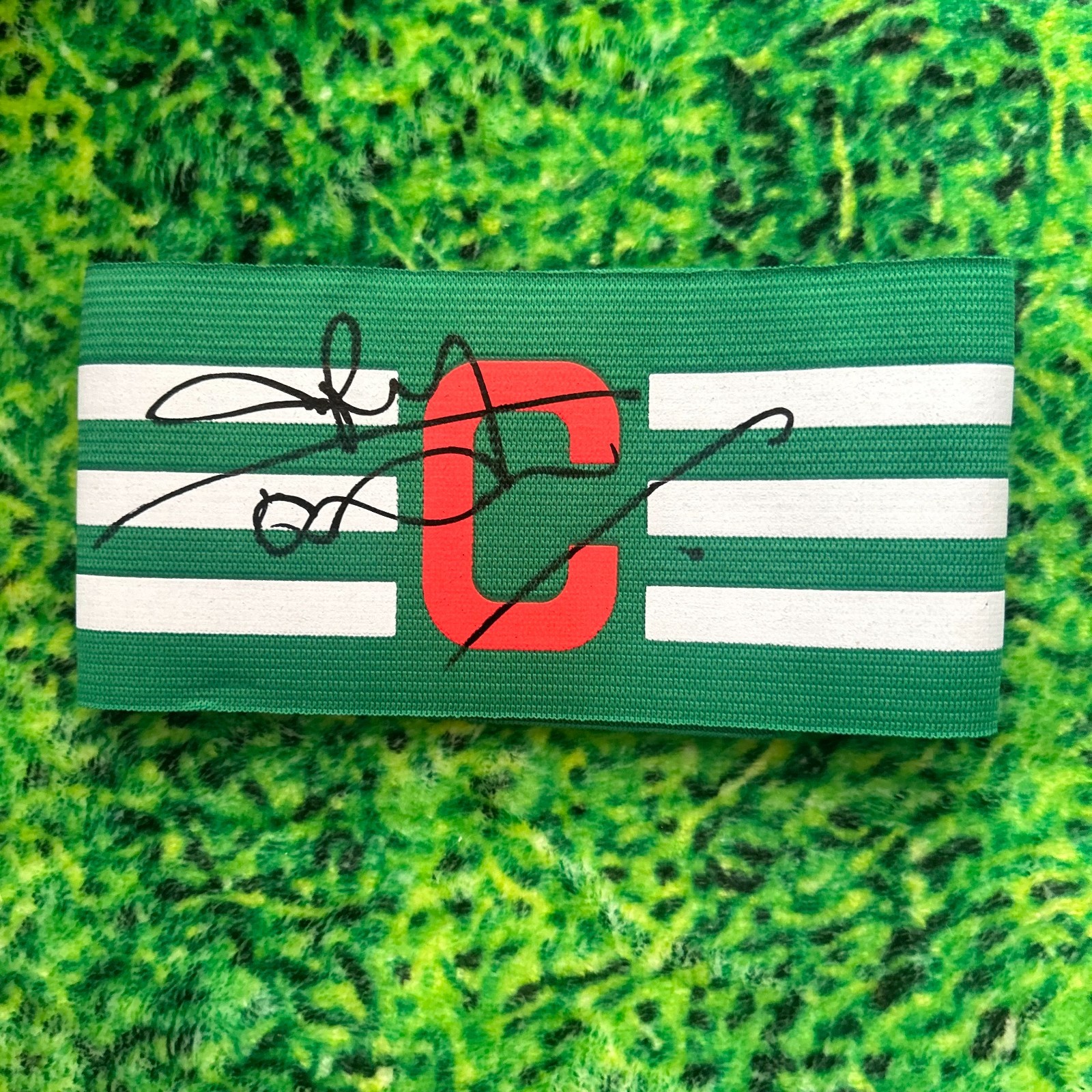 Bryan Gunn Of Scotland, Aberdeen & Norwich Signed Captains Armband wCOA for sale on Ebay