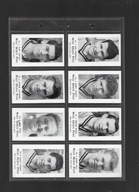 WATFORD FOOTBALL CLUB - SET OF 12 WEST HERTS POST CARDS & 5 OTHER CARDS for sale on Ebay