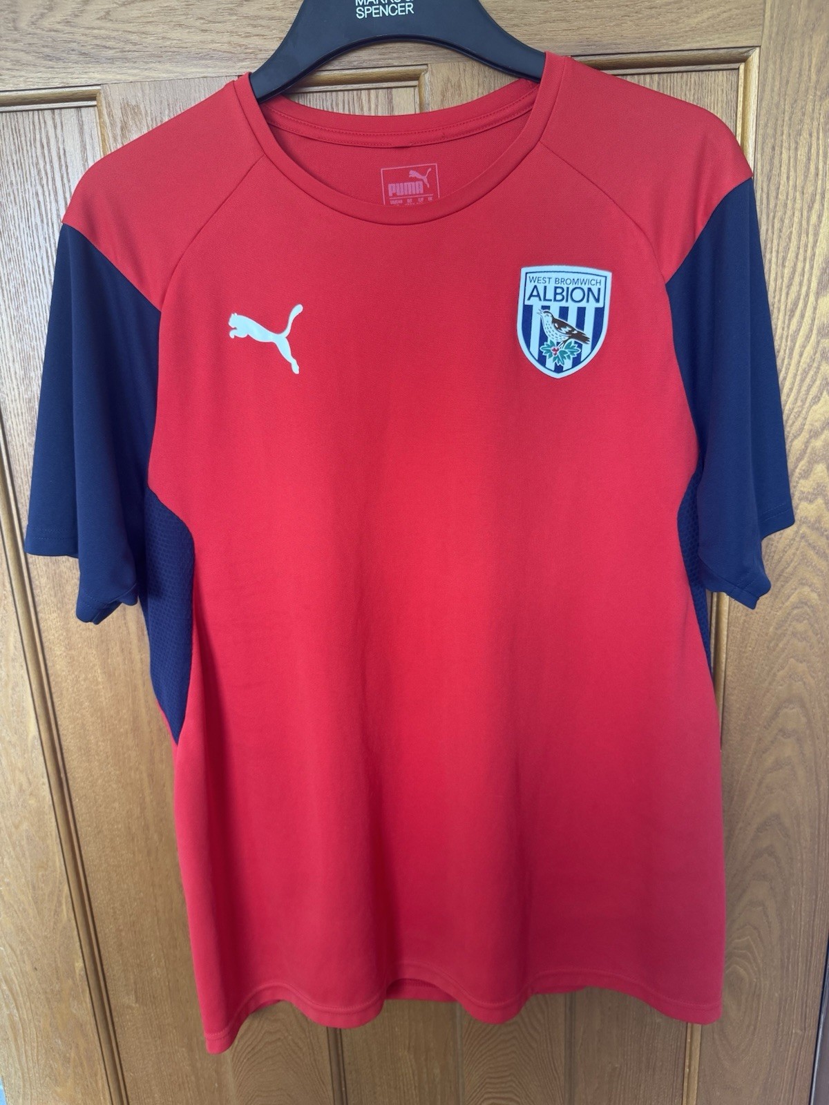 West Bromwich Albion WBA 2018/19 Red Training Shirt - Mens Large for sale on Ebay