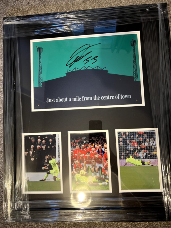 Wrexham AFC signed Arthur Okonkwo, certificate of authenticty inc for sale on Ebay