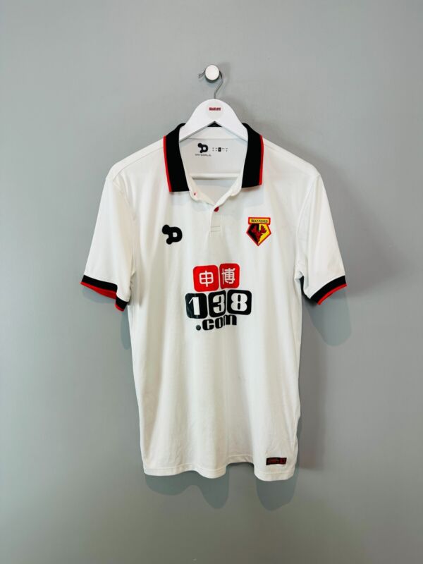WATFORD 2016/17 AWAY SHIRT - M - VINTAGE ORIGINAL DRYWORLD FOOTBALL SHIRT for sale on Ebay