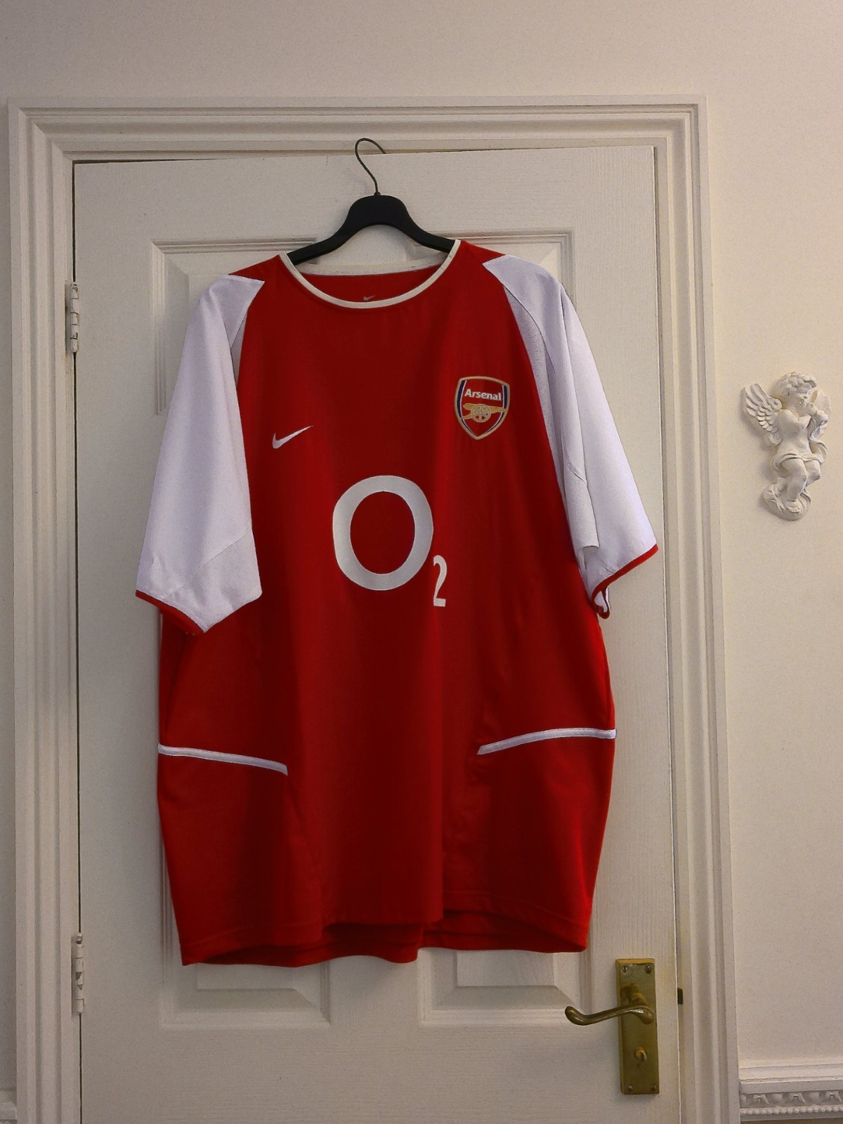 ORIGINAL ARSENAL FOOTBALL SHIRT 2002-03 - HOME NIKE XL for sale on Ebay